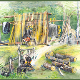 На стойбище