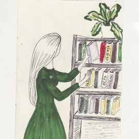 И все у нее по полкам да по шкафам 