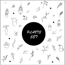 plants set