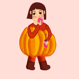 Pumpkin girl