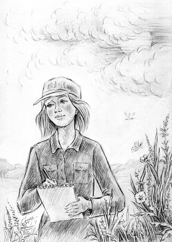 Фея на пленере