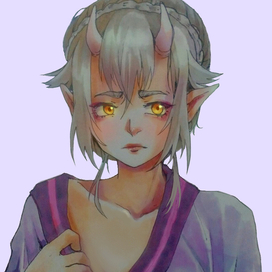 Рогатая девочка