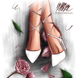 Ножки и пионы