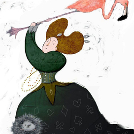 Королева червей (Приключения Алисы в стране чудес)