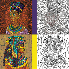 раскраска-антистресс