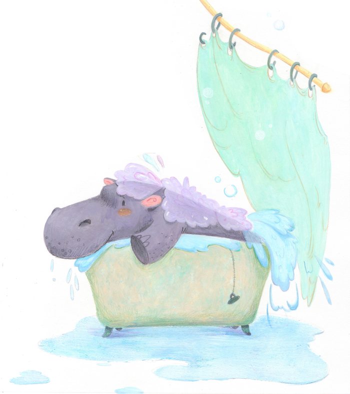 Искупайте бегемота