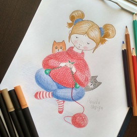 Вязальщица