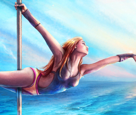 Иллюстрация для сайта федерации Pole Dance