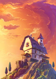 дом в горах