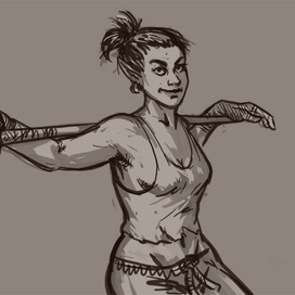 Набросок персонажа 2