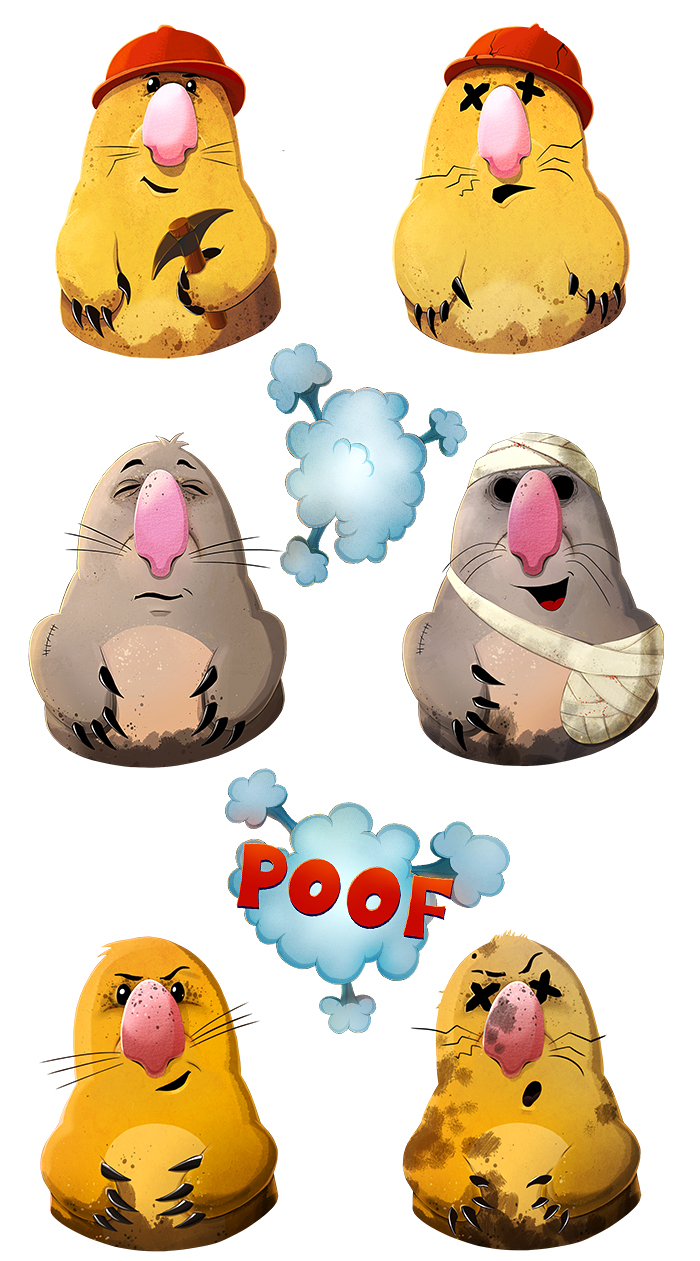 Кроты для игры