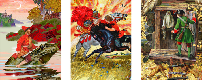 Иллюстрации к чувашским сказкам.