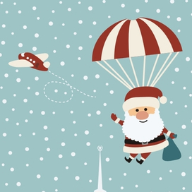 Открытка "Счастливого Рождества"