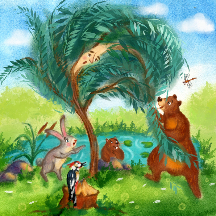 Заяц и вкусная ива