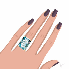 Кольцо на руке