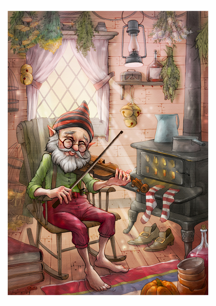 Как гном Трюггви проводит время на карантине