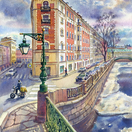 Весна на Демидовом мосту