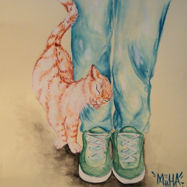 Рыжая любовь к зеленым кедам