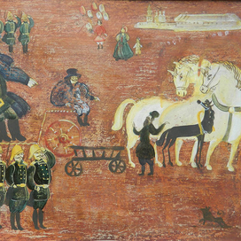 Эскиз к м/ф по сказке С. Писахова "Сила моей песни плясовой"