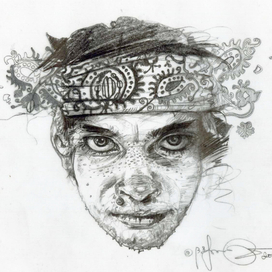 . sketch.. "The saga of The Witcher" Polish writer Andrzej Sapkowski's fantasy. 2016.