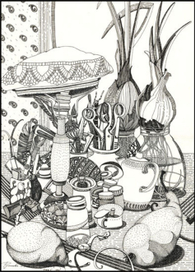 Натюрморт с лампой