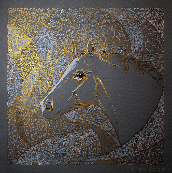  Портрет донского жеребца Бруча