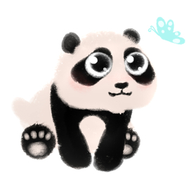 малыш панда