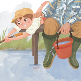 Иллюстрация к книге "Лето в деревне"