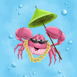 Крабик на отдыхе