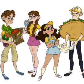 Работники кафе