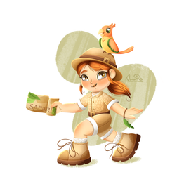 Девочка Сафари