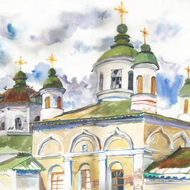 Великий Устюг. Собор Иоанна Устюжского на Соборном дворище