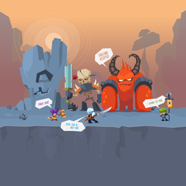 Tap-tap-tap..Monster slayer