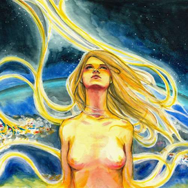 Иллюстрация к песне группы Fleur "Шелкопряд"