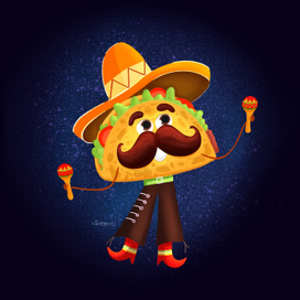 Бренд-персонаж Мистер Такос