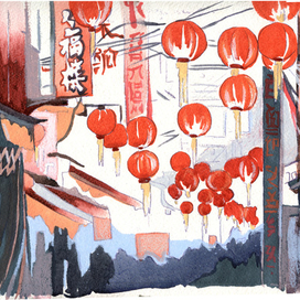 Японские фонарики.