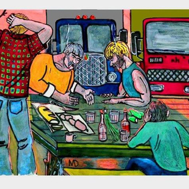 Серия "Мужики". Ужин дальнобойщиков.