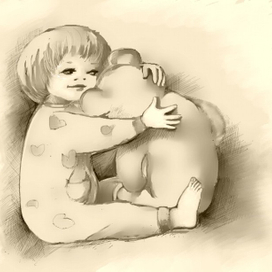 Девочка с мишкой