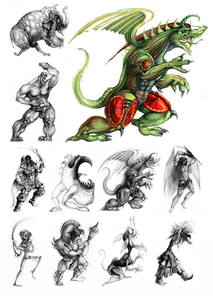 Персонажи для комп. игры