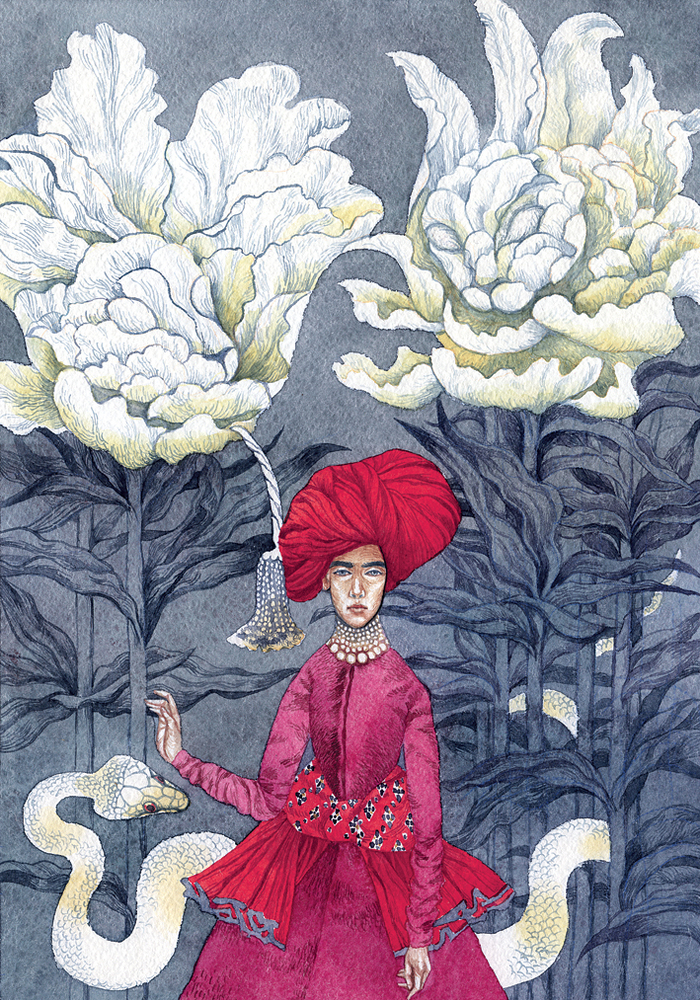 в заколдованном саду