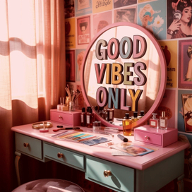 Интерьер комнаты в стиле пин-ап