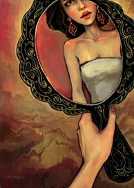 "Отражение", иллюстрация к "Аленькому цветочку"