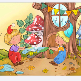 Иллюстрация для детской сказки 