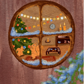 Белки готовятся к Новому Году!