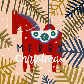 Новогодняя открытка