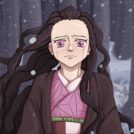 Фанарт персонажа Незуко Комадо