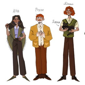 Дизайн персонажей для комикса