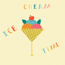 Открытка «ice cream»