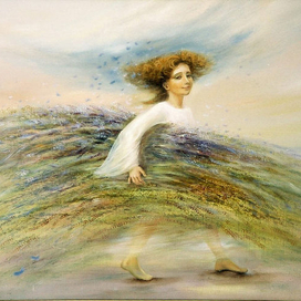 Девочка с вереском