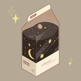 пакетик в изометрии